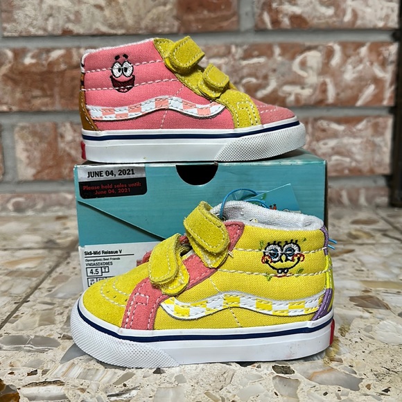 Vans Shoes Vans Old Skool Mid Reissue V Sponge Bob Best Friends